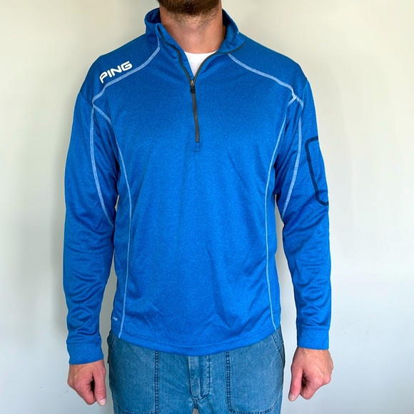 Men’s Ping Quarter Zip Golf Midlayer - Picture 1 of 7